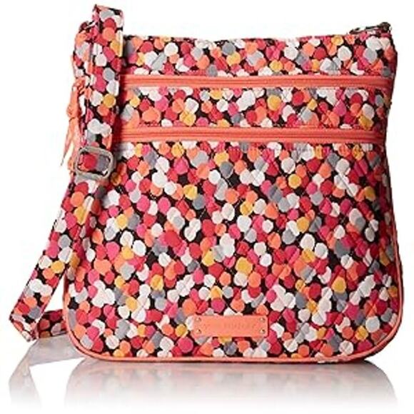 Vera Bradley Handbags - NEW Vera Bradley Women's Triple Zip Hipster Pixie Confetti CrossBody Purse Bag